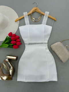 Conjunto Alfaiataria branco guipir na internet