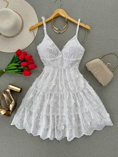 Vestido laise branco