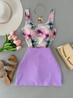 Saia shorts alfaiataria