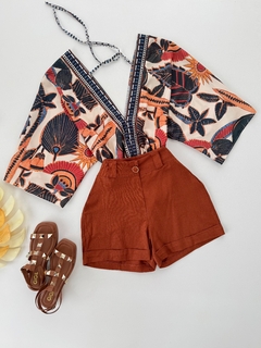 Shorts linho - Glamix 