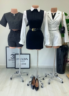 Conjunto colete, camisa e cinto 002