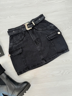 Saia jeans cargo