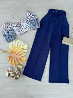 Calça pantalona linhão