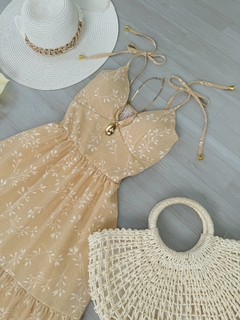 Vestido longo estampado - comprar online