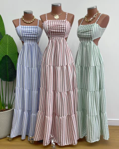 Vestido Listrado - Glamix 