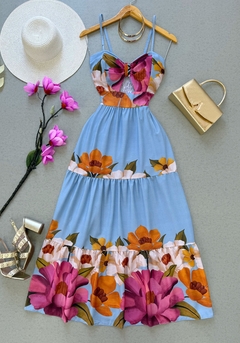 Vestido Midi flores