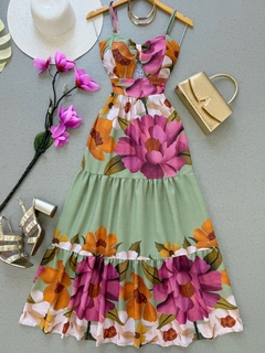 Vestido Midi flores