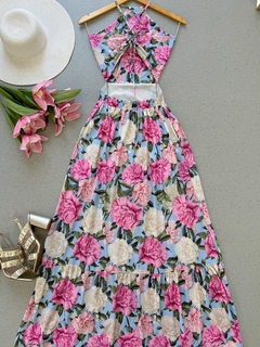 Vestido Longo floral - comprar online