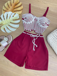 Conjunto Shorts e Cropped - loja online