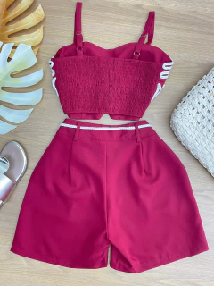 Conjunto Shorts e Cropped - Glamix 