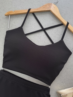 Conjunto canelado midi - comprar online