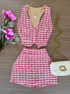 Conjunto Tweed colete