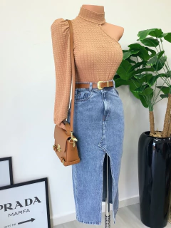Body manga nula com gola - comprar online