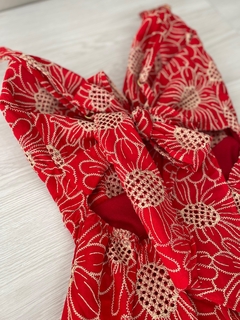 Vestido laise bordado - comprar online