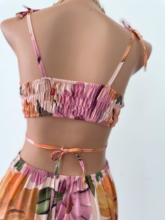 Vestido longo floral - Glamix 
