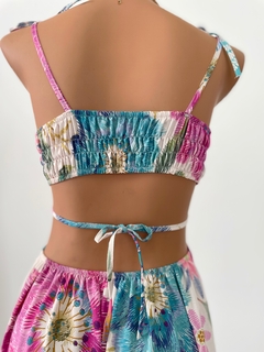 Vestido longo floral na internet