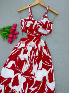 Vestido longo argola - comprar online