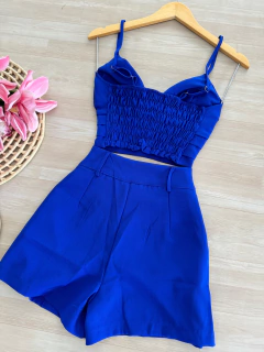 Conjunto alfaiataria Azul na internet