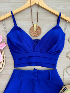 Conjunto alfaiataria Azul - comprar online