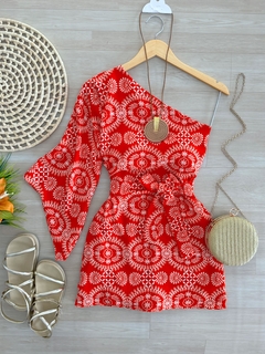 Vestido/macaquinho manga nula