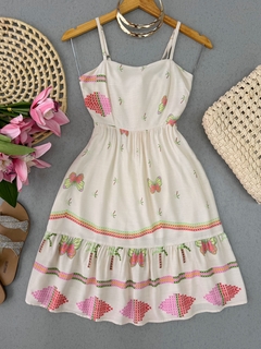 Vestido estampado borboletas - comprar online