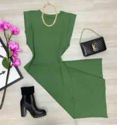 Vestido midi moletinho muscle