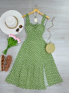 Vestido midi floral