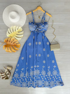 Vestido longo floral