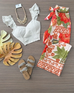 Cropped linho - Glamix 