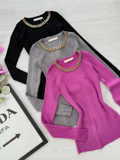 Blusa tricot modal - comprar online