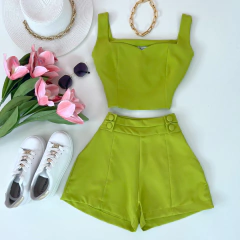 Conjunto Alfaiataria verde