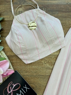 Conjunto saia longa botões na internet
