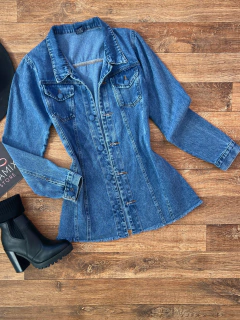 Máxi jaqueta barra desfiada - comprar online