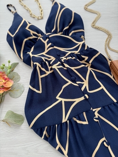 Vestido longo botões na internet