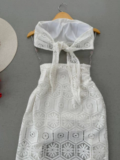 Conjunto cropped e saia midi mullet - comprar online