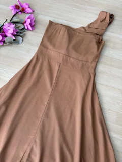 Vestido midi linho - comprar online