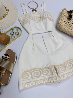 Conjunto Alfaiataria bordado na internet