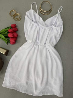 Vestido/Macaquinho Mari branco - comprar online