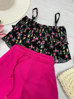 Cropped plissado - Glamix 
