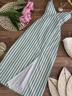 Vestido midi linho - comprar online