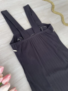 Vestido midi Canelado premium - comprar online