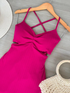 Vestido longo Canelado premium - (cópia) on internet