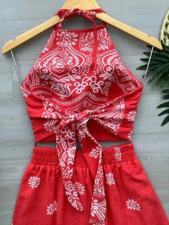 Conjunto Marrocos coral - comprar online