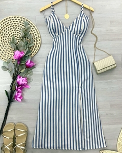 Vestido midi linho (cópia) (cópia) - Glamix 