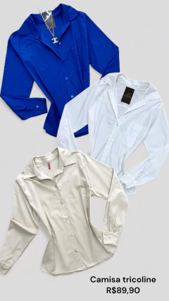 Camisa tricoline risca de giz (cópia) - buy online