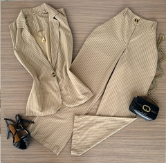 Conjunto linho colete e calça