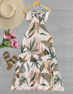 Vestido longo floral - comprar online