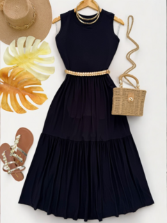 Vestido longo moletinho - Glamix 