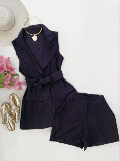 Conjunto Alfaiataria colete e shorts - comprar online