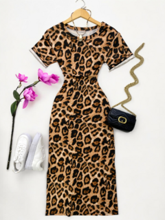 Vestido midi moletinho - comprar online